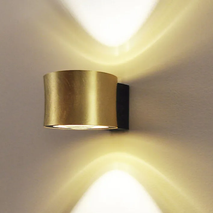 BANKAMP LED Wandlampe IMPULSE goldfarbig