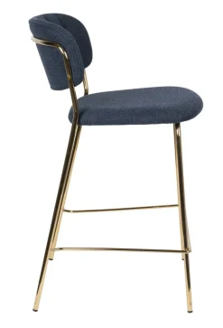 Barstuhl JOLIEN 2er Set dunkelblau
