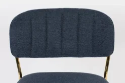 Barstuhl JOLIEN 2er Set dunkelblau