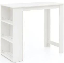 Bartisch 120 x 60 cm weiß