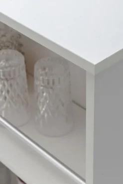 Bartisch 120 x 60 cm weiß