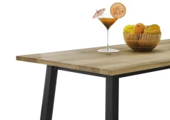 Bartisch FENOR 120 x 60 cm Eiche Massiv geölt