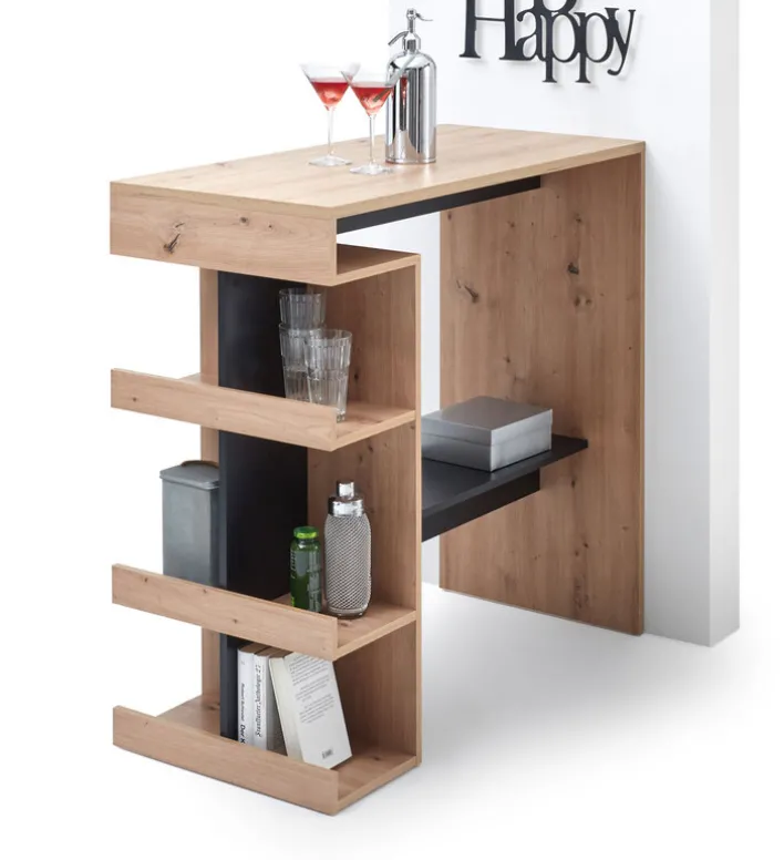 Bartisch SMASH braun/ schwarz