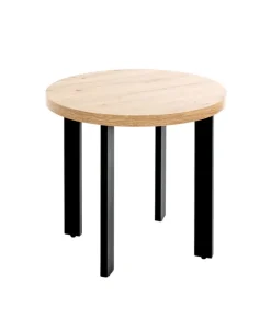 Beistelltisch 50 x 46 cm braun/schwarz