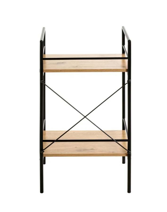 Beistelltisch 34 x 27 cm braun/schwarz