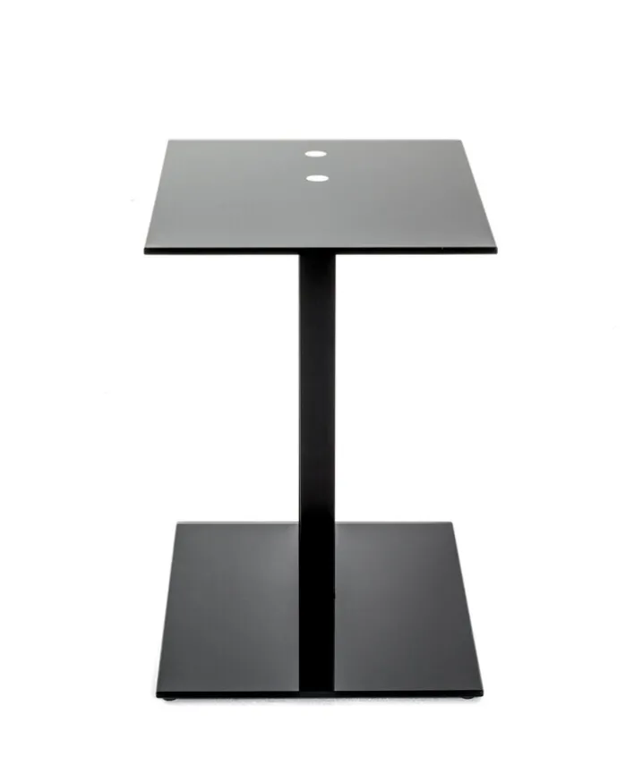 Beistelltisch 45 x 50 cm Schwarz