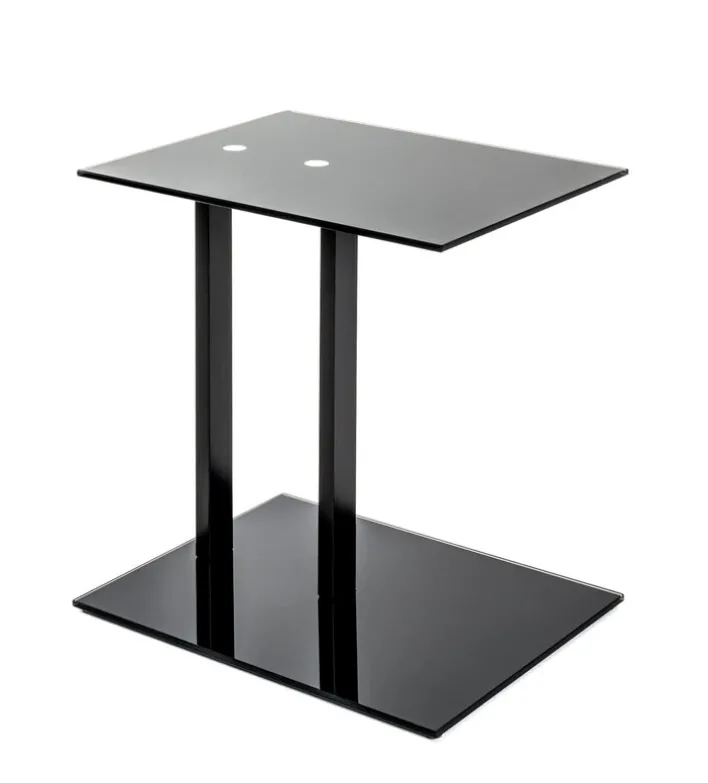 Beistelltisch 45 x 50 cm Schwarz