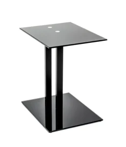 Beistelltisch 45 x 50 cm Schwarz