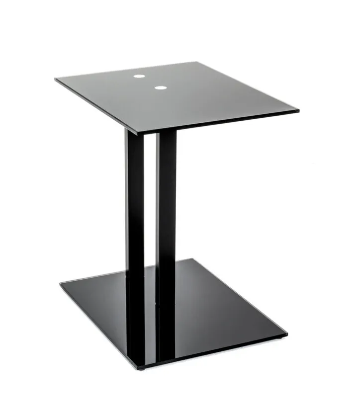 Beistelltisch 45 x 50 cm Schwarz