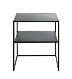 Beistelltisch 50 x 40 cm schwarz