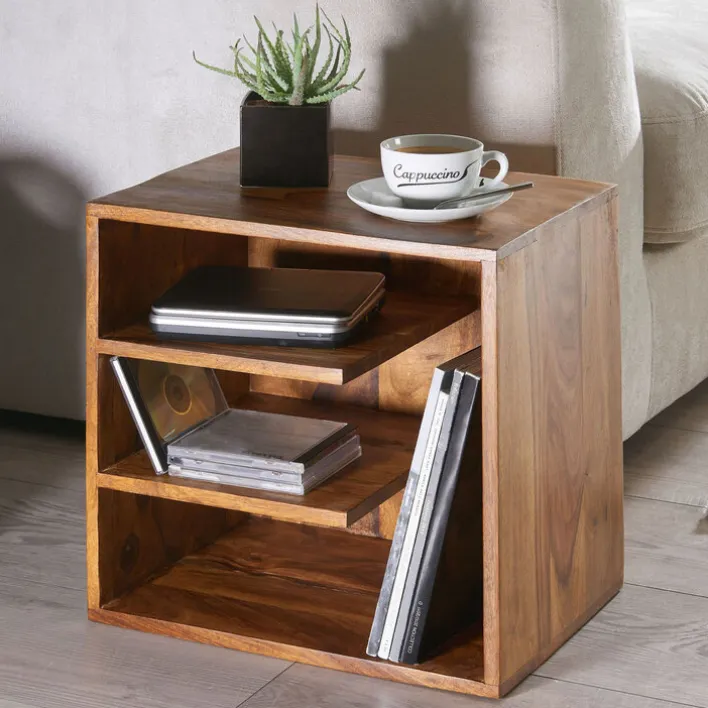 Beistelltisch 43 x 43 cm Sheesham