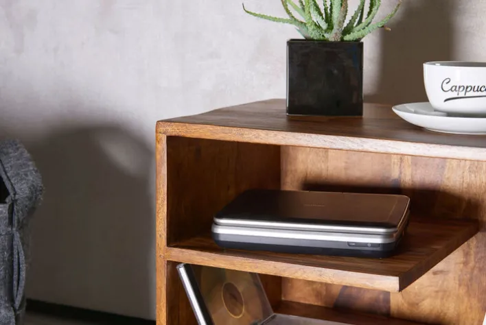 Beistelltisch 43 x 43 cm Sheesham