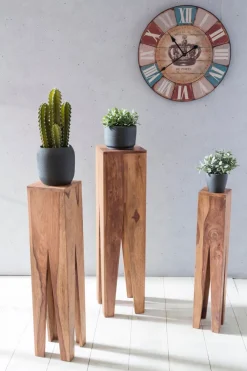 Beistelltisch 3er-Set Akazie