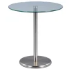 Beistelltisch rund DETROIT Edelstahloptik