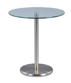 Beistelltisch rund DETROIT Edelstahloptik