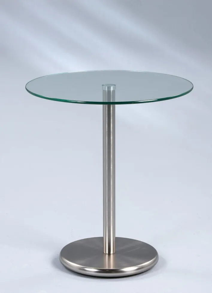 Beistelltisch rund DETROIT Edelstahloptik