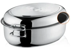 Berndes Bräter mit Deckel 8500 ml silberfarbig