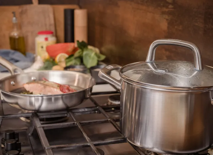 BERNDES Kochtopf TRICION 20 cm / mit Deckel