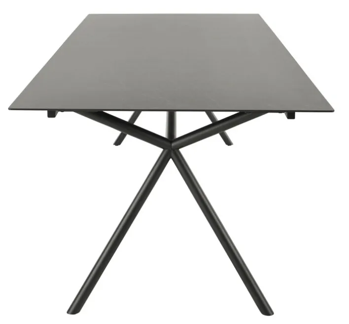 bert plantagie Esstisch 200 x 100 cm Dark Marble