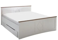 Bett COUNTRY 180 x 200 cm Pinie/ Trüffel NB