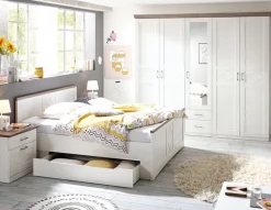 Bett COUNTRY 180 x 200 cm Pinie/ Trüffel NB