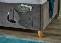 Bett FUN 90 x 200 cm grau