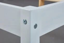 Bett LAURI 140 x 200 cm weiß