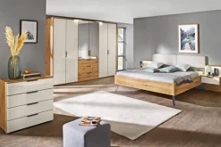 Bett SEAMO Artisan Eiche/ Champagner