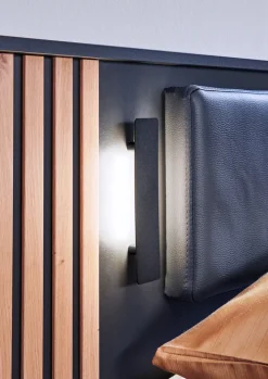 Bettanlage ALASKA 180 x 200 cm grau/ braun