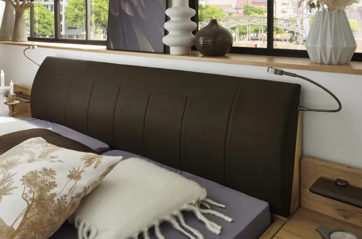 Bettanlage CARDIFF 3-teilig braun