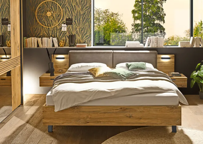 Bettanlage TRATTINO 180 x 200 cm braun/ graphit