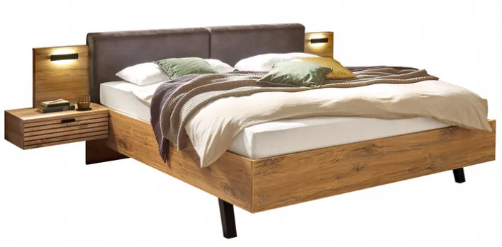 Bettanlage TRATTINO 180 x 200 cm braun/ graphit