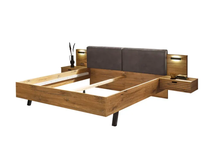 Bettanlage TRATTINO 180 x 200 cm braun/ graphit