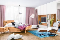 Bettkasten ATLANTA 96 x 14 x 62 cm Kernbuche massiv geölt