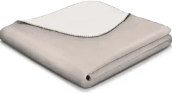 Biederlack Plaid 150 x 200 cm feder/natur