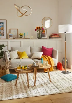 Biederlack Wende-Wohnplaid 130 x 170 cm messing/schwarz/grau