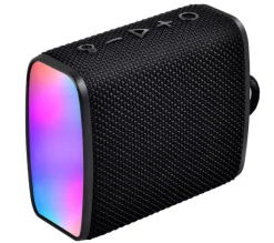Bluetooth Lautsprecher mit Licht 8 Watt schwarz
