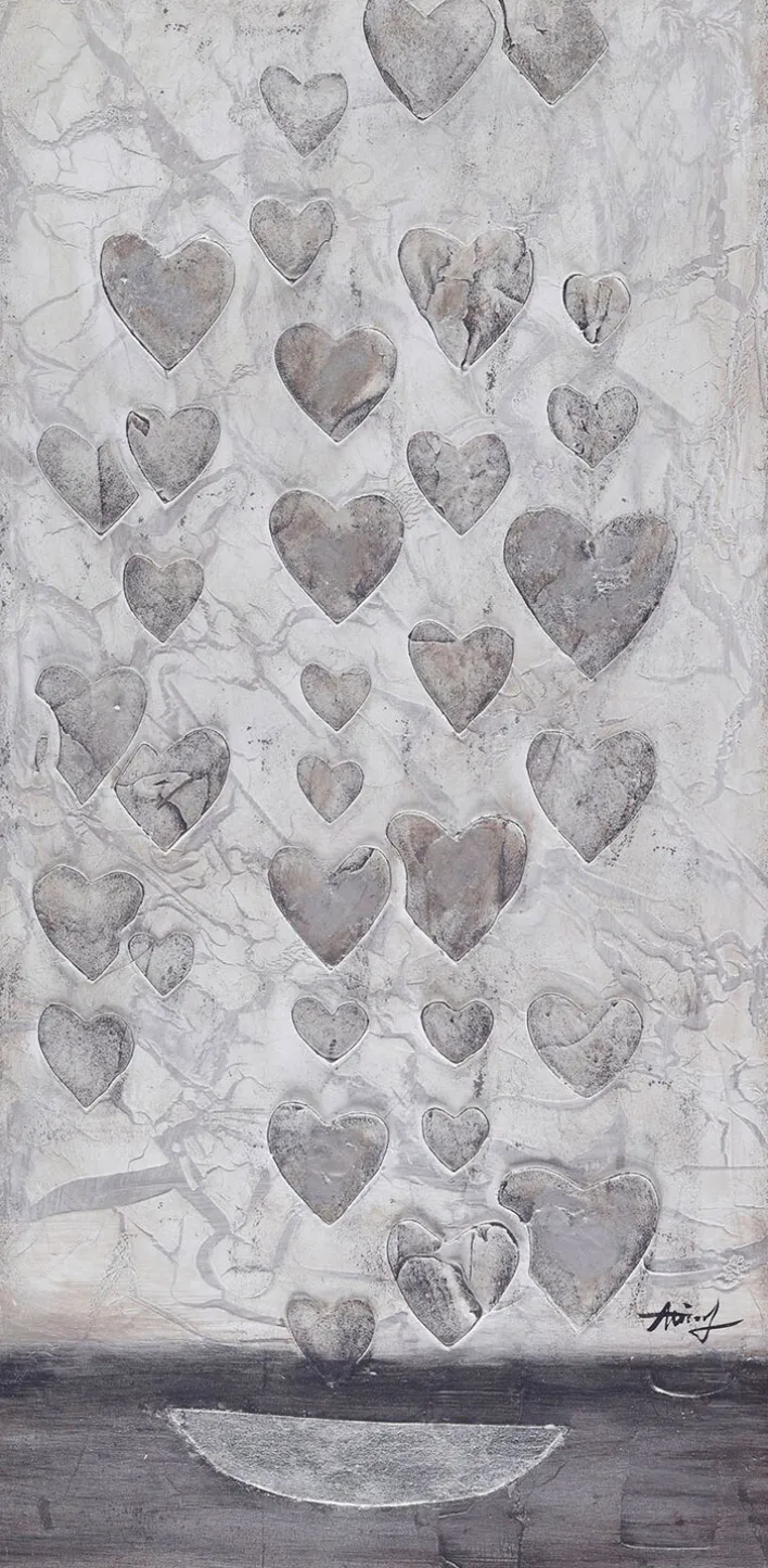 BÖNNINGHOFF Bild HERZ 40 x 80 cm