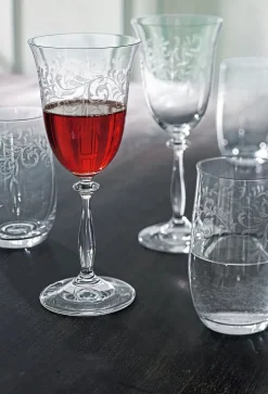 BOHEMIA SELECTION Rotweinglas ROMANCE 6er Set - je 350 ml