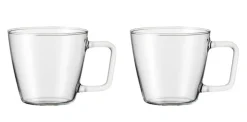 BOHEMIA SELECTION Tee-/ Kaffeeglas CHARME 2er Set Glas
