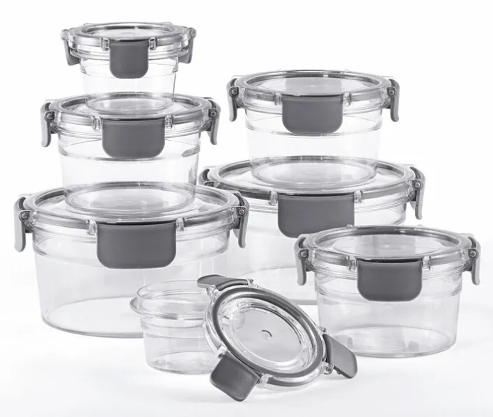 bongusto Aufbewahrungsdosen mit Deckel 7-teilig transparent