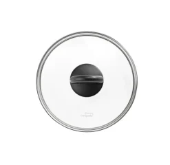 bongusto Glasdeckel BONGO Ø 16 cm silberfarbig /schwarz