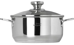 bongusto Topf-Set 5-teilig Edelstahl mit Deckel