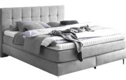 Boxspringbett ALMERIA 180 x 200 cm grau