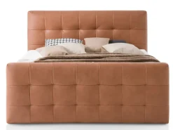 Boxspringbett BARELL LEEDS GAVIN 180 x 200 cm cognacbraun