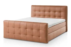 Boxspringbett BARELL LEEDS GAVIN 180 x 200 cm cognacbraun