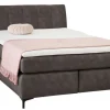Boxspringbett BIANCA 140 x 200 cm grau