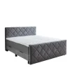 Boxspringbett CHARLIE 180 x 200 cm Silber
