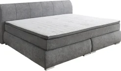 Boxspringbett CODY 240 x 200 cm grau