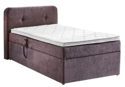 Boxspringbett GABRIOLA 120 x 200 braun-grau
